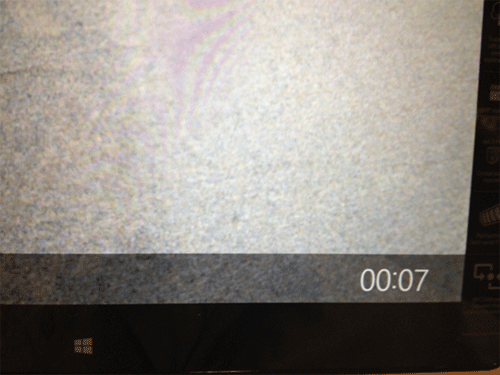Running Timer while recording video